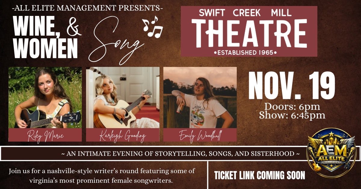 Wine Women and Song original event flyer
